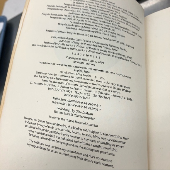 2 Complete Novels: "Travel Team" & "The Big Field" by Mike Lupia. paperback - Picture 4 of 8